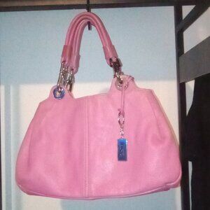 LUCĒ Genuine Soft Pink Leather Shoulder Bag